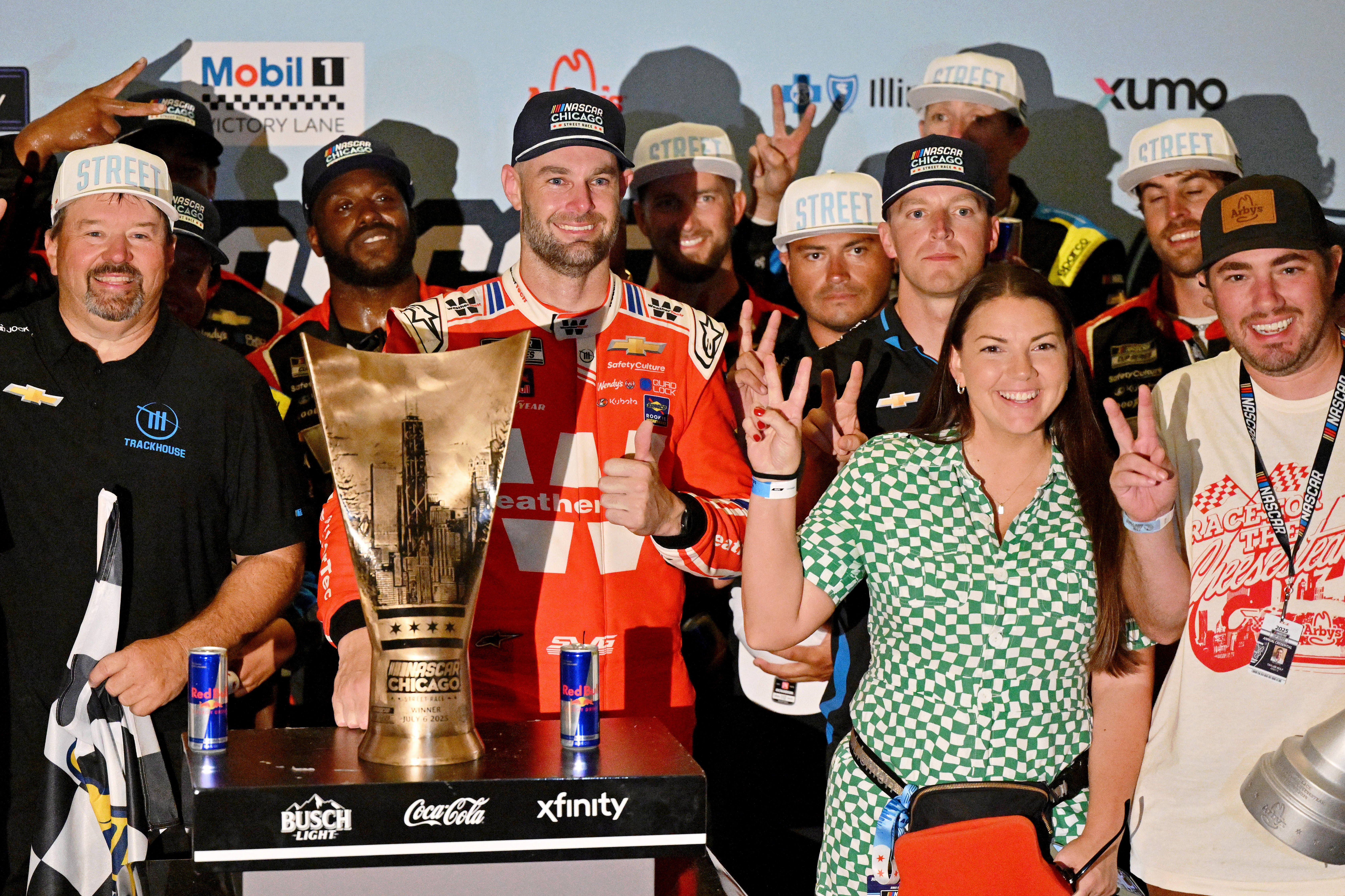 Shane van Gisbergen (88) after winning the Grant Park 165 at the Chicago Street Race. Source: Imagn